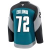 Mænd NHL San Jose Sharks Trøje Fanatics Premium William Eklund 2025-26 Teal Tredje