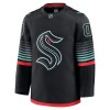 Mænd NHL Seattle Kraken Trøje Tilpasset Fanatics Premium 2025-26 Sort Tredje