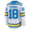 Mænd NHL St. Louis Blues Trøje Fanatics Premium Robert Thomas 2025-26 Hvid Udebane