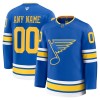 Mænd NHL St. Louis Blues Trøje Tilpasset Fanatics Premium 2025-26 Blå Hjemme