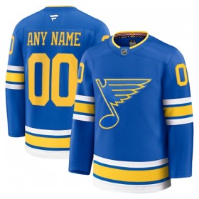 Mænd NHL St. Louis Blues Trøje Tilpasset Fanatics Premium 2025-26 Blå Hjemme