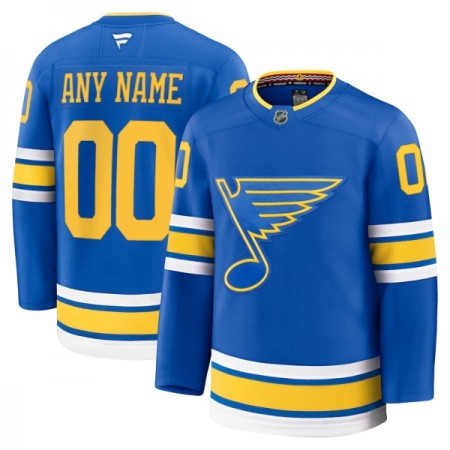 Mænd NHL St. Louis Blues Trøje Tilpasset Fanatics Premium 2025-26 Blå Hjemme