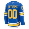 Mænd NHL St. Louis Blues Trøje Tilpasset Fanatics Premium 2025-26 Blå Hjemme