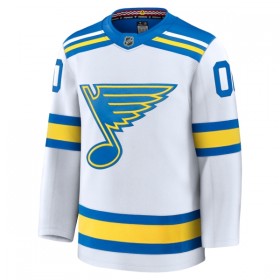Mænd NHL St. Louis Blues Trøje Tilpasset Fanatics Premium 2025-26 Hvid Udebane