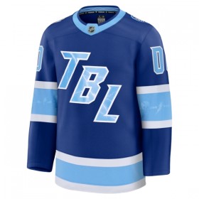 Mænd NHL Tampa Bay Lightning Trøje Tilpasset Fanatics NHL Stadium Series Premium 2025-26 Blå