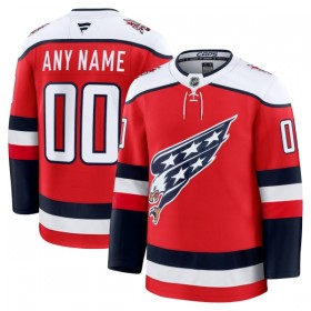 Mænd NHL Washington Capitals Trøje Tilpasset Fanatics Premium 2025-26 Rød Tredje