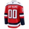 Mænd NHL Washington Capitals Trøje Tilpasset Fanatics Premium 2025-26 Rød Tredje