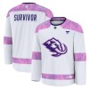 Mænd Trøje Tilpasset Utah Hockey Club Fanatics Hockey Fights Cancer Practice Hvid