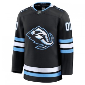 Mænd Trøje Tilpasset Utah Hockey Club Fanatics Premium 2025-26 Sort Hjemme